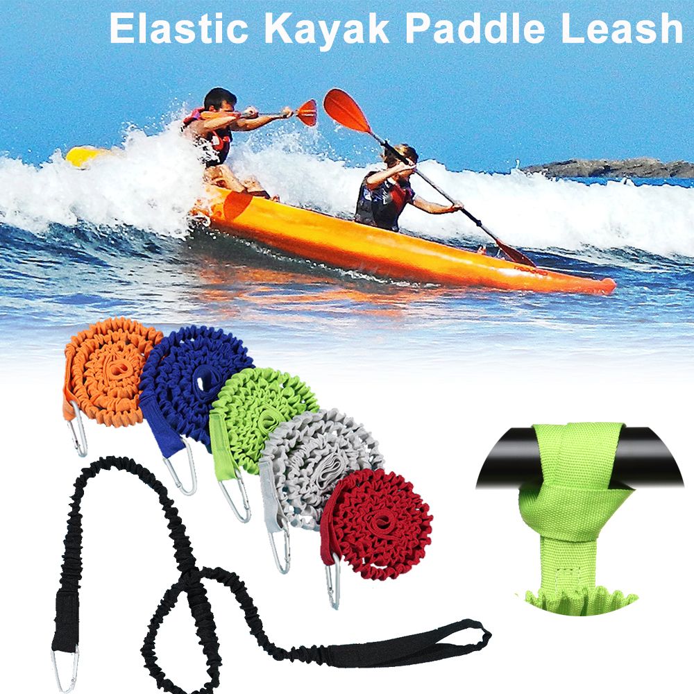 Fishing Kayak Paddle Leash - مقود كاياك وزورق مرن قابل للتعديل