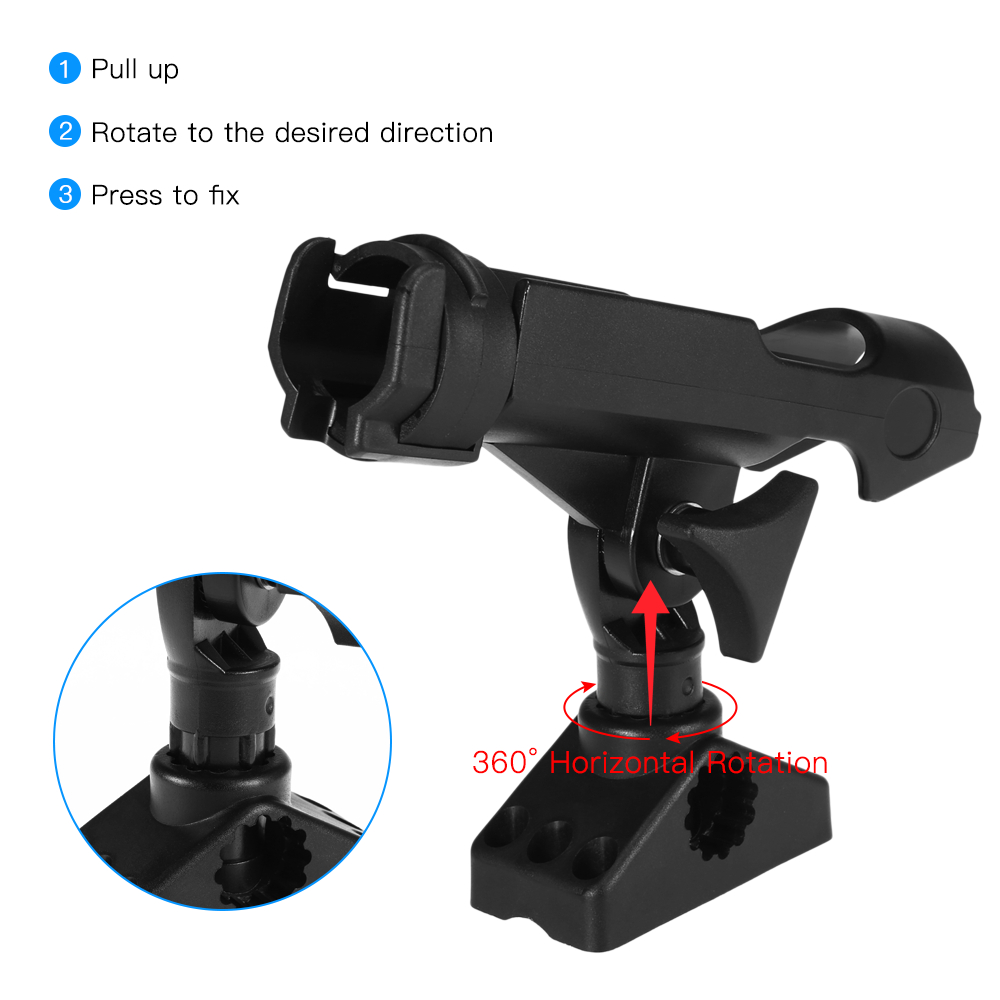 قاعدة حامل قضبان قارب الصيد من - مراجعة Fishing Kayak Rod Holder وسعره